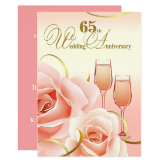 65th Wedding Anniversary Invitations & Announcements ...