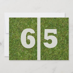 65th Yard Birthday Party!  Customisable Invitation