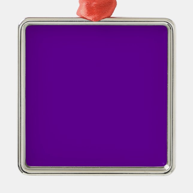 660099 Purple Metal Tree Decoration (Front)