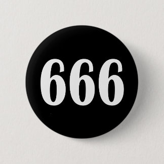 666 6 CM ROUND BADGE
