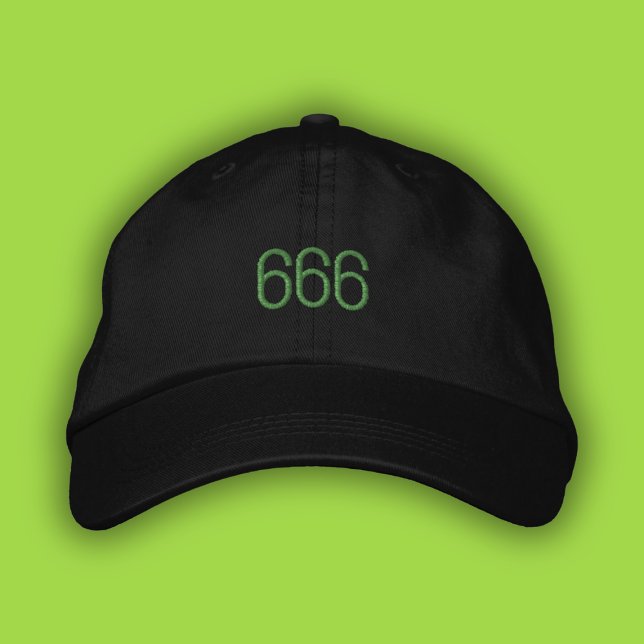 666 Angel Number Green Pop Girl Summer Dad Hat (Creator Uploaded)