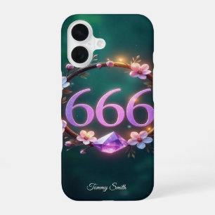 666 Angel Number Manifestation - Balance & Growth iPhone 16 Case