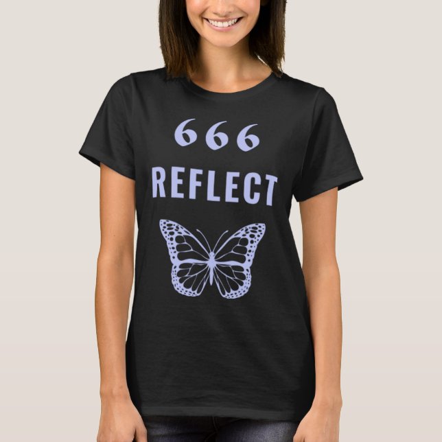 666 Angel Number Reflect T-Shirt (Front)
