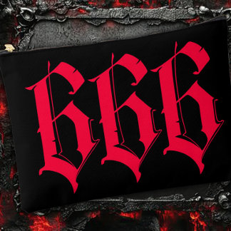 666 Gothic  Accessory Pouch