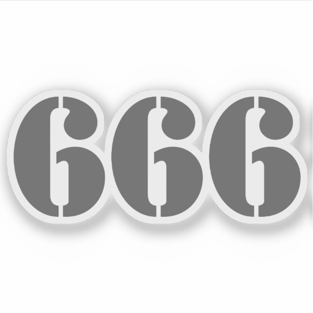 666 (grey) (Front)