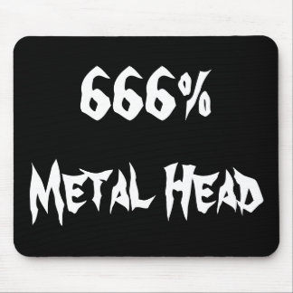 666%Metal Head Mouse Mat