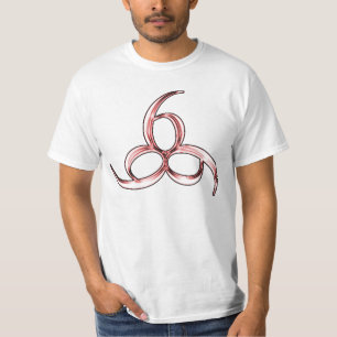 666 Sketch Satanic T-Shirt (RED)