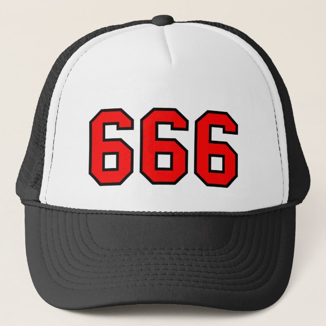 666 Trucker Hat (Front)