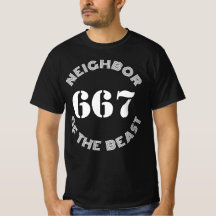 667 The Neighbour Of The Beast - v2 (white)