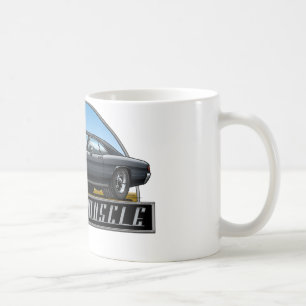 66 Chevelle Black Coffee Mug