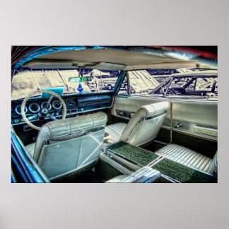 '66 Dodge Charger Interior Poster