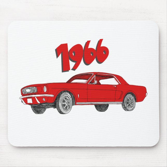 66 mustang mouse mat (Front)