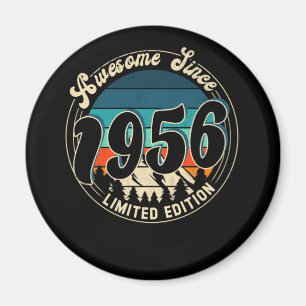 66 Year Old Vintage 66th Year Old Birthday 1956 Magnet