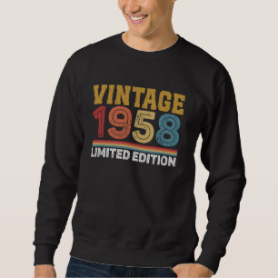 66 years old 66th Birthday Anniversary Best Limite Sweatshirt