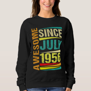 66 Years Old Legend Since July 1956 66th Birthday Sweatshirt