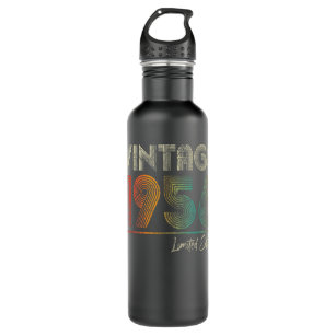 66 Years Old Vintage 1956 66th Birthday Gifts Wome 710 Ml Water Bottle