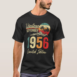 66 Yr Old Vintage September 1956 66th T-Shirt