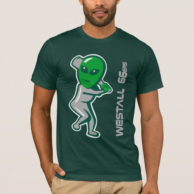 66ers batter T T-Shirt (Front)