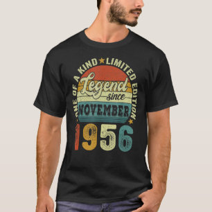66th Birthday 66 Years Old Boy Legend Since Novemb T-Shirt