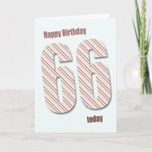 66th birthday card
