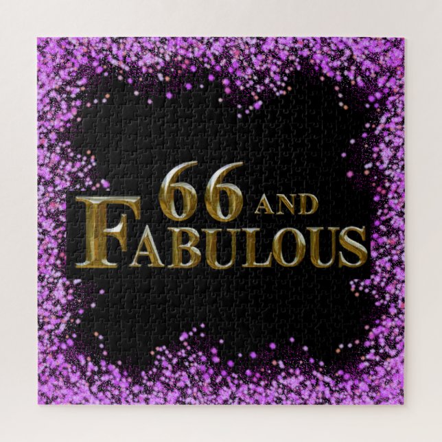 66th Birthday  Jigsaw Puzzle (Vertical)