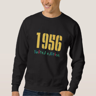 66th Birthday Ladies Mens 66 Years 1956    5 Sweatshirt