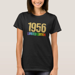 66th Birthday Ladies Mens 66 Years 1956 7 T-Shirt
