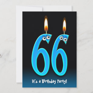 66th Birthday Party Invite