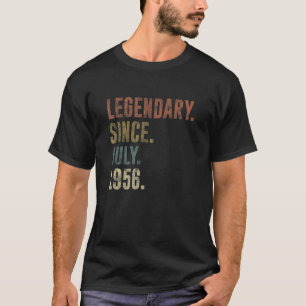 66th Birthday Vintage Legendary Since July 1956 T-Shirt