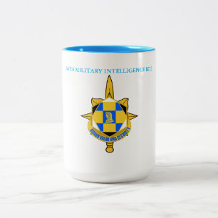 66TH MILITARY INTELLIGENCE BRIGADE  Two-Tone COFFEE MUG