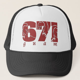 671 AREA CODE TRUCKER HAT