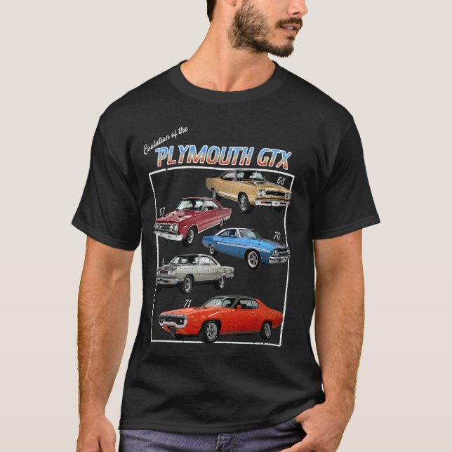 67 1967 68 1968 69 1969 70 1970 1971 71 GTX EVOLUT T-Shirt (Front)