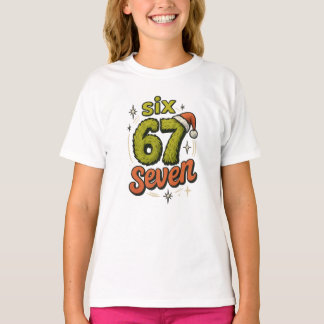 67, 6-7 meme, 6 7 funny, 67 christmas T-Shirt