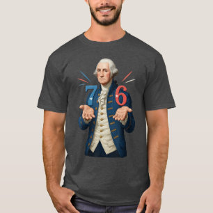 67 76 George Washington Seven Six Teacher American T-Shirt