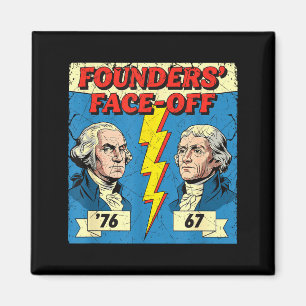 67 76 George Washington Thomas Jefferson History F Magnet