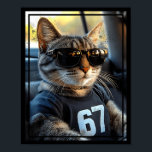 67 And Still Cool Funny Birthday Meme Cat  Poster<br><div class="desc">67 And Still Cool Funny Birthday Meme Cat</div>