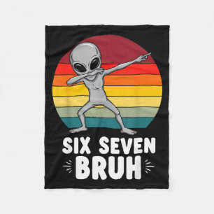 67 Animals Funny 67 Brainrot Youth Kids Alien 67  Fleece Blanket