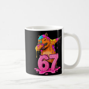 67 Animals Funny 67 Brainrot Youth Kids Capybara 6 Coffee Mug