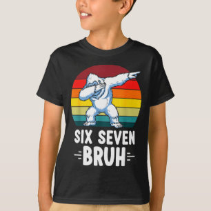 67 Animals Funny 67 Brainrot Youth Kids Yeti 67 T-Shirt