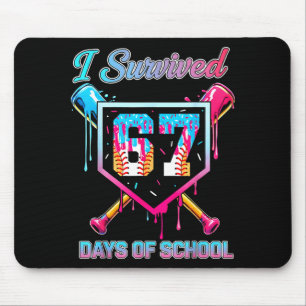 67 Baseball Ice Cream Drip Six Seven Meme Teachers Mouse Mat