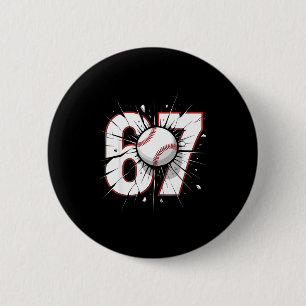 67 Baseball Six Seven 6 7 Meme 67  6 Cm Round Badge
