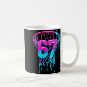 67 Basketball Drip Six Seven Funny Coffee Mug