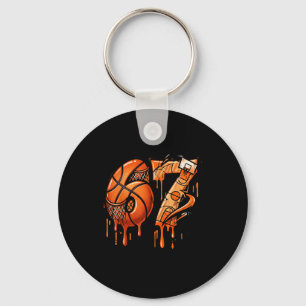 67 Basketball Ice Cream Drip Six Seven  Key Ring