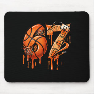 67 Basketball Ice Cream Drip Six Seven  Mouse Mat