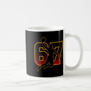 67 Basketball Meme Slam Dunk Sition Six Seven Numb Coffee Mug
