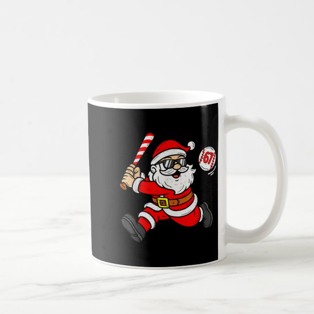 67 Basketball Santa Six Seven Meme Christmas Srt M Coffee Mug (Right)