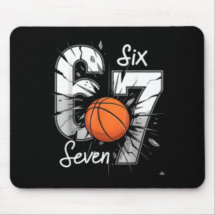 67 Basketball Six Seven 6 7 Meme 67 Mouse Mat