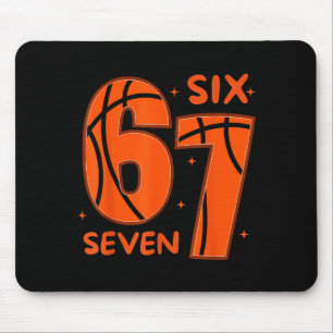 67 Basketball Six Seven 6 7 Meme 6 Mouse Mat