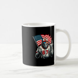 67 Bigfoot Meme Funny Six Seven Gen Alpha Slang  Coffee Mug