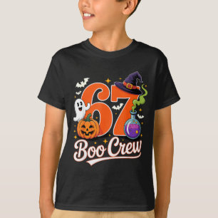 67 boo crew funny halloween ghost witch pumpkin T-Shirt
